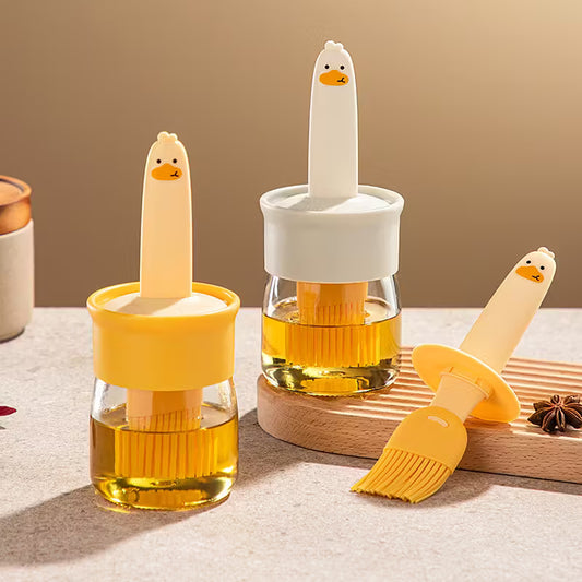 [2pcs Upgraded Oil Brush] 1pc/2pcs New Upgraded Oil Brush Bottle | Second Generation Lock Design Anti-Leak