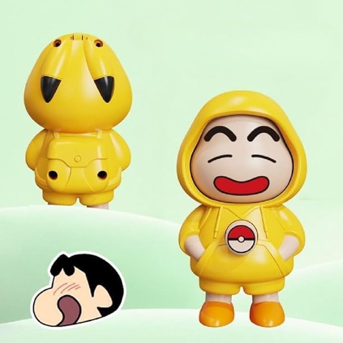 Shinchan Face Changing Keychain – Fun & Durable Unisex Keychain Accessory