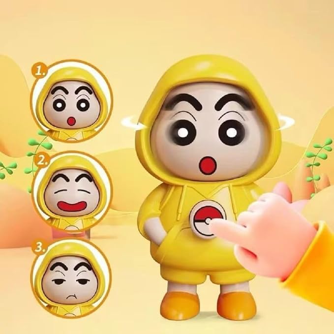 Shinchan Face Changing Keychain – Fun & Durable Unisex Keychain Accessory