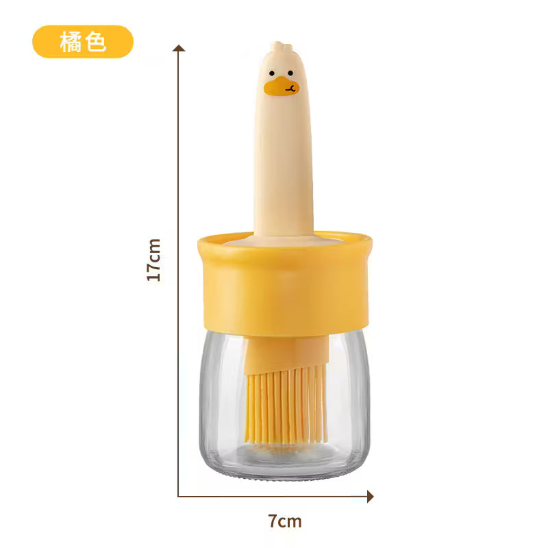 [2pcs Upgraded Oil Brush] 1pc/2pcs New Upgraded Oil Brush Bottle | Second Generation Lock Design Anti-Leak