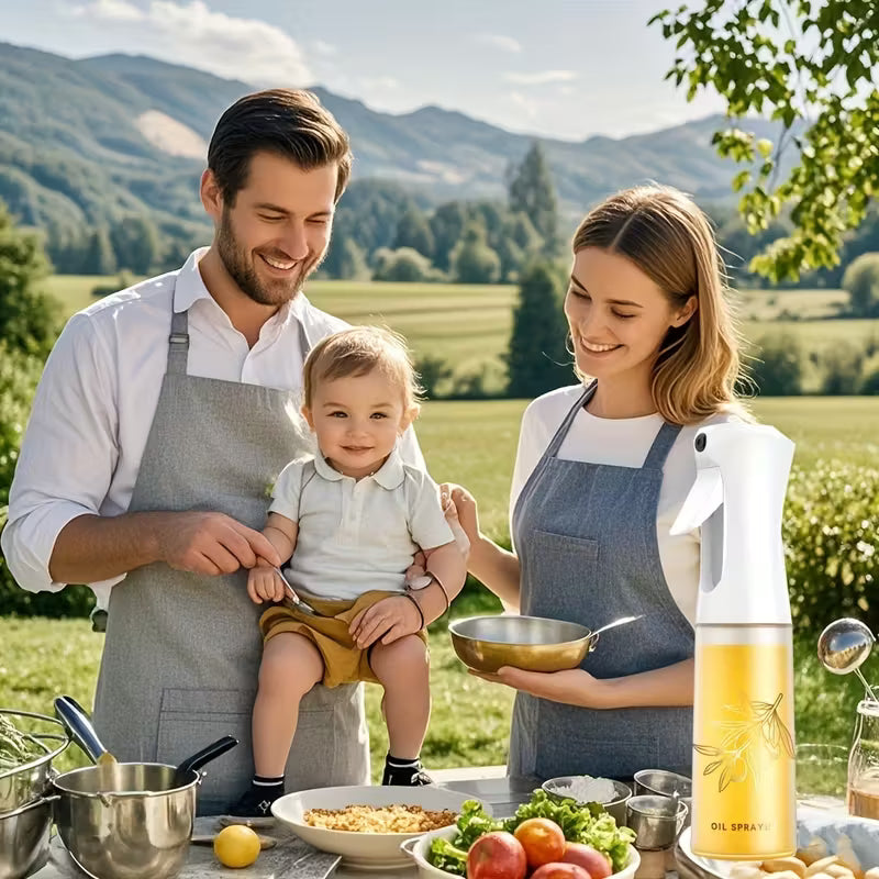 Premium Olive Oil Sprayer - Food-Grade Mister for Air Fryer, BBQ, Salads & Baking